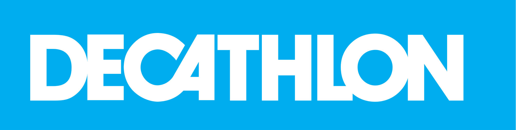 Logo of Decathlon, the largest sporting goods retailer in the world