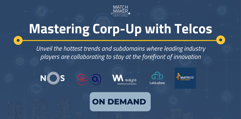 Match-Maker Ventures recently hosted a webinar on June 28th, unveiling the hottest top trends, technologies, and subdomains where corporates and scaleups collaborate to stay at the forefront of innovation. Watch on demand